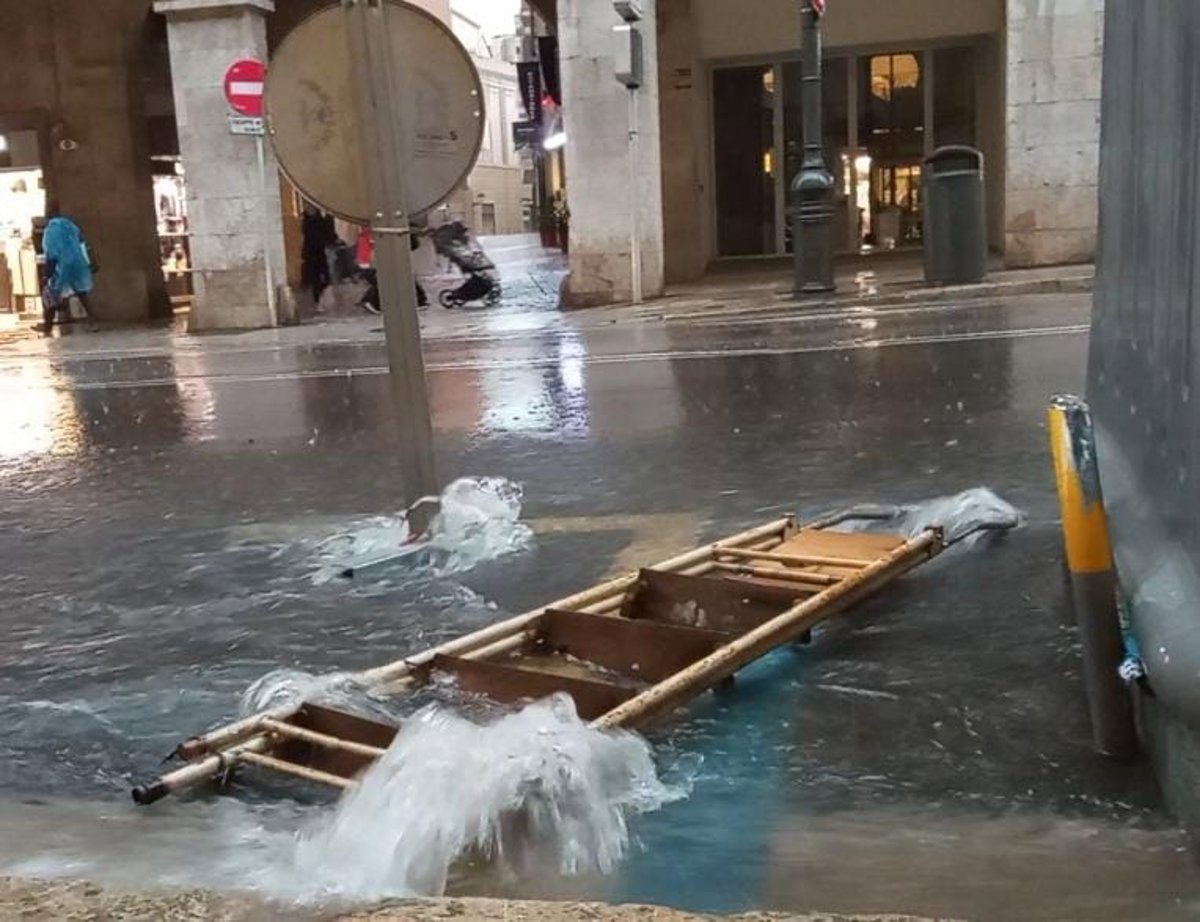 A 80 se elevan las incidencias producidas por las intensas lluvias en Mallorca