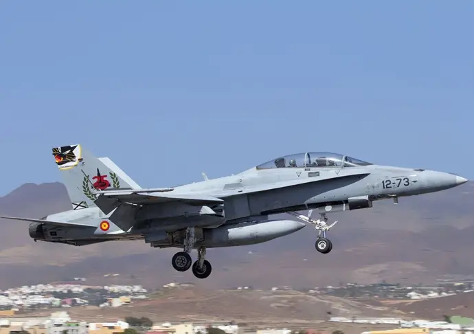 El cielo canario y atlántico acogerá desde este lunes 'Eagle Eye 25-03' para la defensa aérea