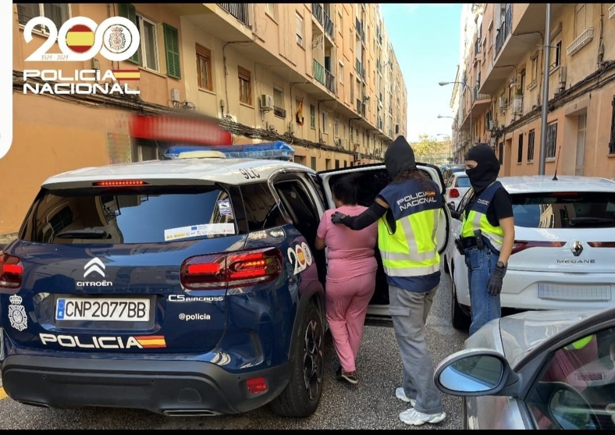 Arrestada una mujer responsable de un punto de venta de drogas en Son Forteza