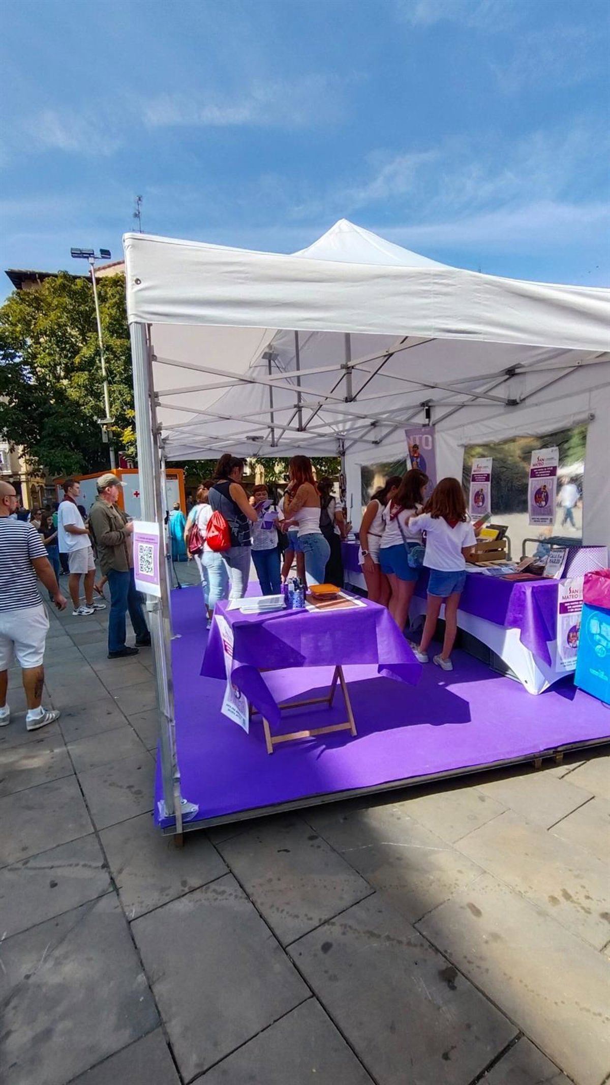 Gran afluencia en los Puntos Violeta de las Fiestas de San Mateo, con más de 1.000 asistentes