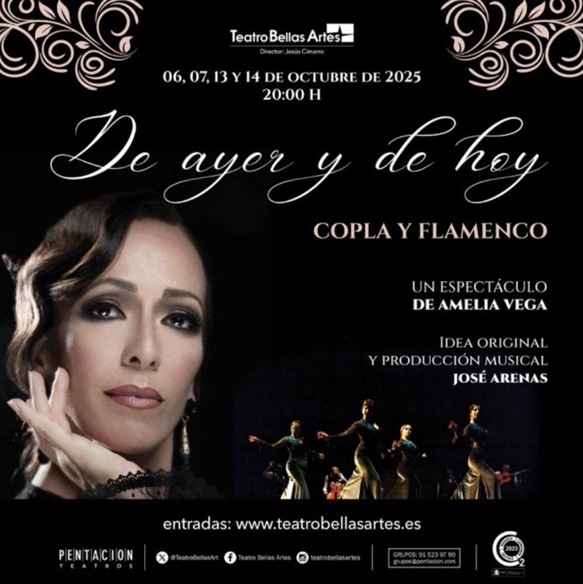 El teatro Bellas Artes de Madrid será sede en octubre de 'De ayer y de hoy', un tributo a la copla