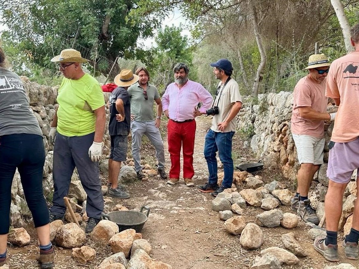 Bestard participa en la Jornada de Voluntariado de Piedra en Seco este sábado en Raixa