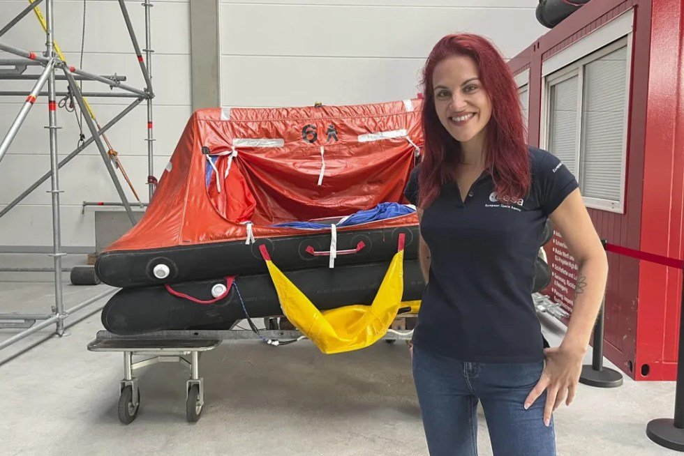 La astronauta en la reserva Sara García Alonso.