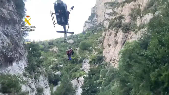 Fallece un senderista de Zaragoza durante una excursión en Loporzano, Huesca