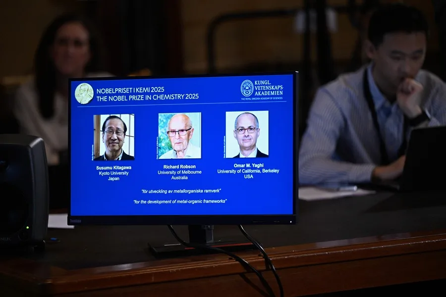 Importancia de las estructuras metaorgánicas en química, galardonadas con el Nobel de Química