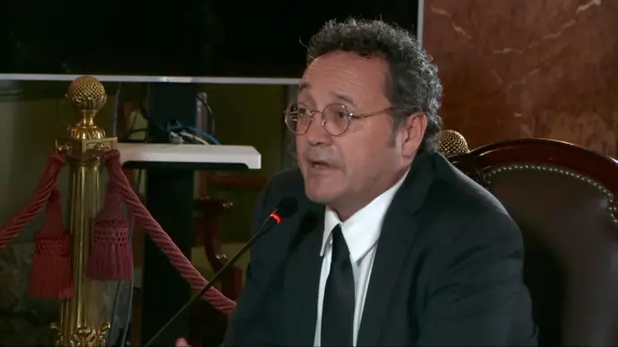 El silencio llena la sala del Tribunal Supremo durante la declaración del fiscal general del Estado