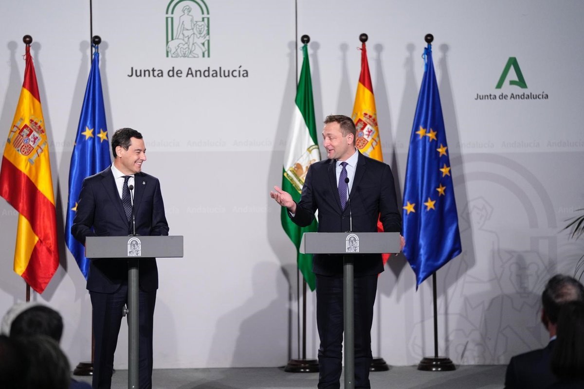 Moreno discute inquietudes del campo andaluz con el comisario de Agricultura, que reduce a 10% el