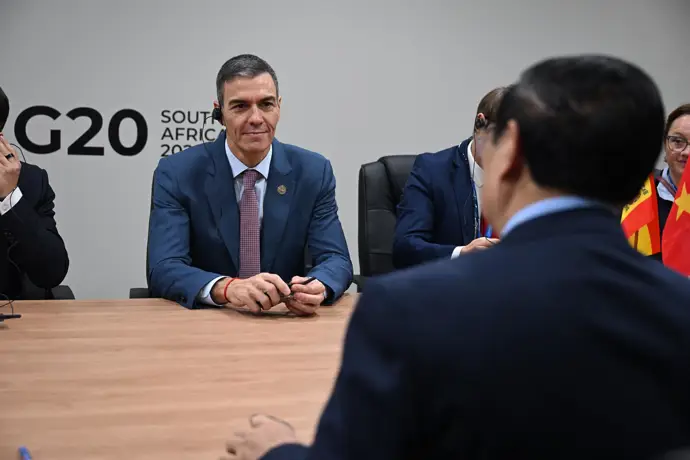 Sánchez advierte en el G20 sobre la concentración de riqueza que alimenta la polarización social Sánchez advierte en el G20 sobre la concentración de riqueza que alimenta la polarización social