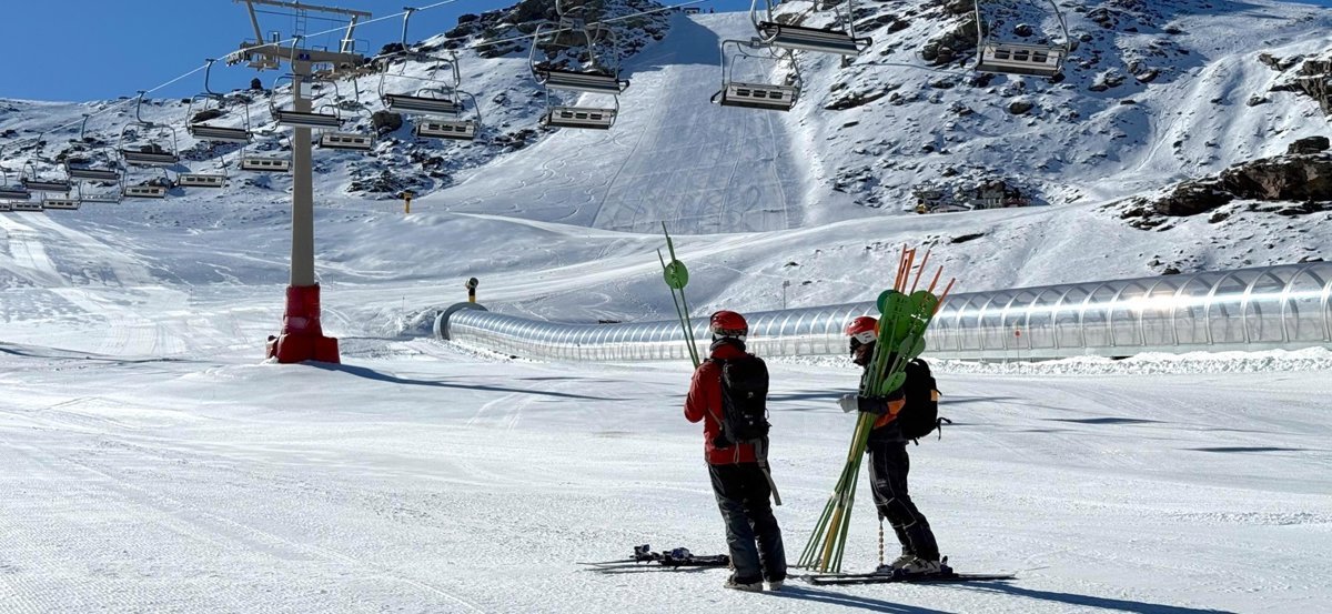 Sierra Nevada inicia su temporada invernal este sábado con siete kilómetros de pistas en