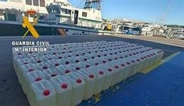 Intervenidos en Málaga cerca de 10.000 litros de combustible y seis barcos para el narcotráfico