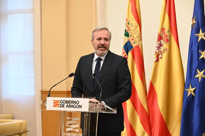La Junta Electoral de Aragón decide no tomar medidas cautelares sobre el discurso de Azcón de fin
