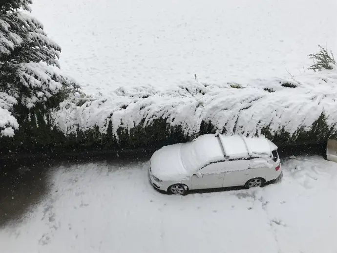 Aragón activa la alerta de Protección Civil por riesgo de nevadas y heladas en Teruel y Huesca
