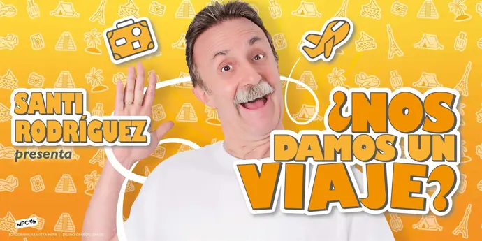 Santi Rodríguez presenta su espectáculo ‘¿Nos damos un viaje?’ en el Teatro de las Esquinas.