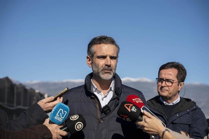 La Junta estima en alrededor de 2.000 hectáreas los cultivos perjudicados en Almería por la