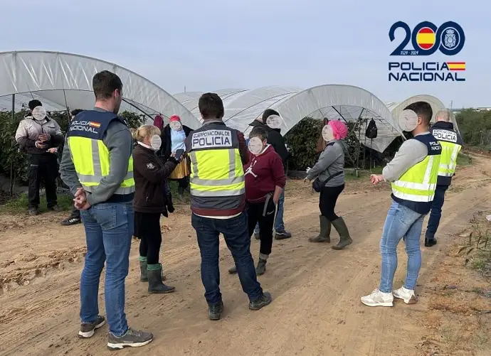 Capturado en Huelva por explotación de mujeres migrantes en el sector agrícola