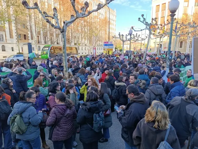 El Gobierno de Aragón estima que la participación en la huelga educativa no supera el 15%