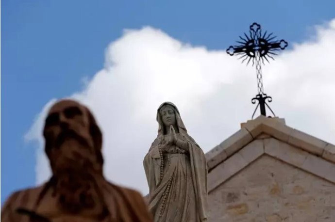 Archivo - La Bas&iacute;lica de la Natividad, en la ciudad cisjordana de Bel&eacute;n