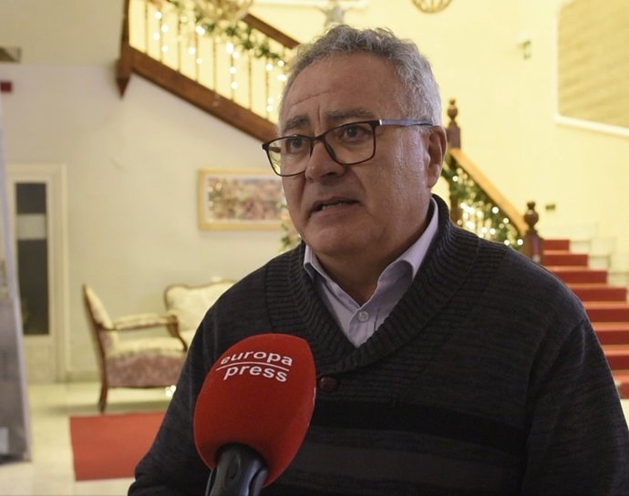 Archivo - Jes&uacute;s Plaza, en entrevista con Europa Press