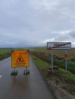 Imagen de la carretera provincial BA-074. Archivo