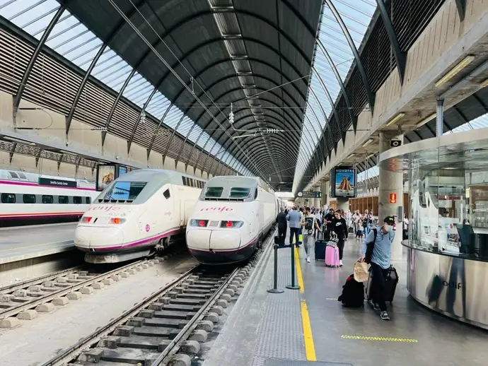 Reanudada la conexión de tren Sevilla-Huelva tras su suspensión por segunda vez en menos de un