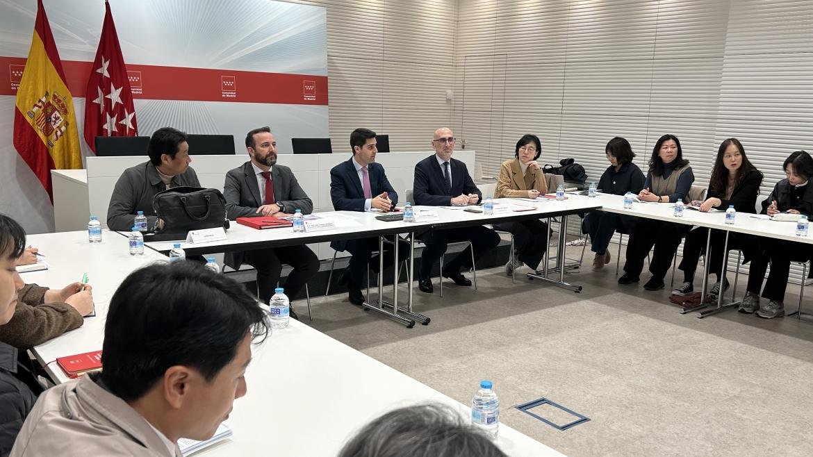 La Comunidad de Madrid presenta su sistema educativo a una delegación del Gobierno de Corea del Sur