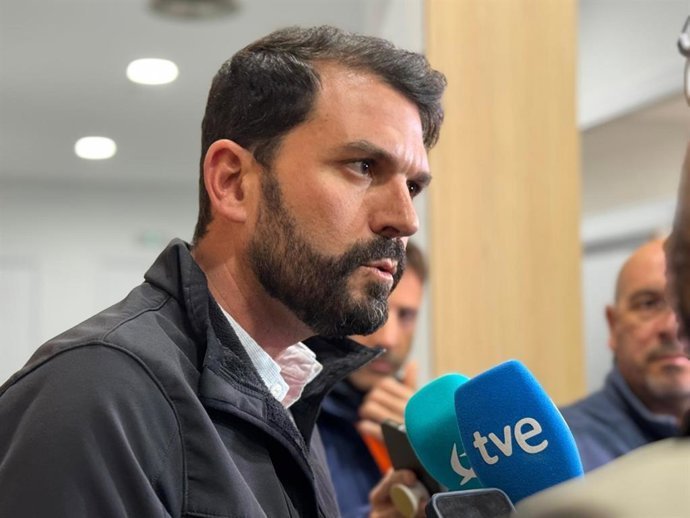 Archivo - El secretario general del PSOE de la provincia de Cáceres, Álvaro Sánchez Cotrina, en una imagen de archivo