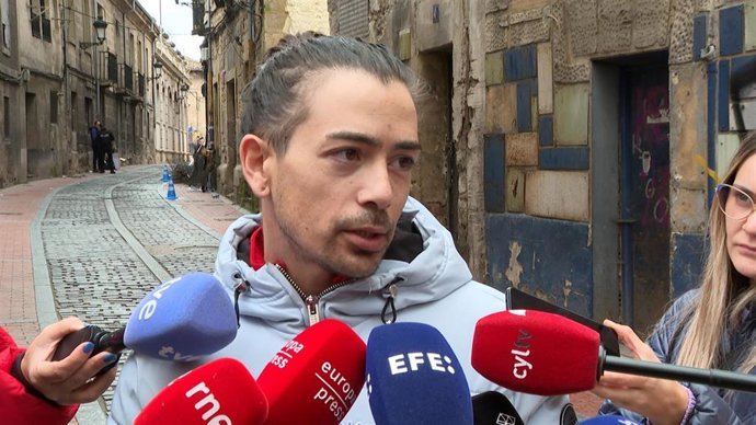 Mauro Torres, uno de los vecinos que tuvo que saltar desde el balc&oacute;n tras el incendio.