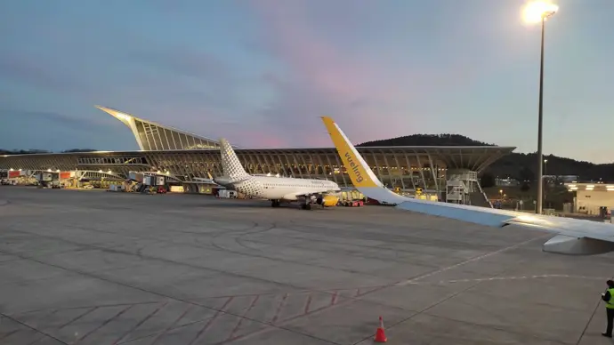 El aeropuerto de Bilbao atiende a 418.185 pasajeros en febrero, un aumento del 0,9%