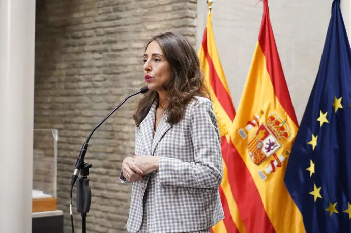 La presidenta de las Cortes de Aragón designa a Jorge Azcón como candidato a la Presidencia de la