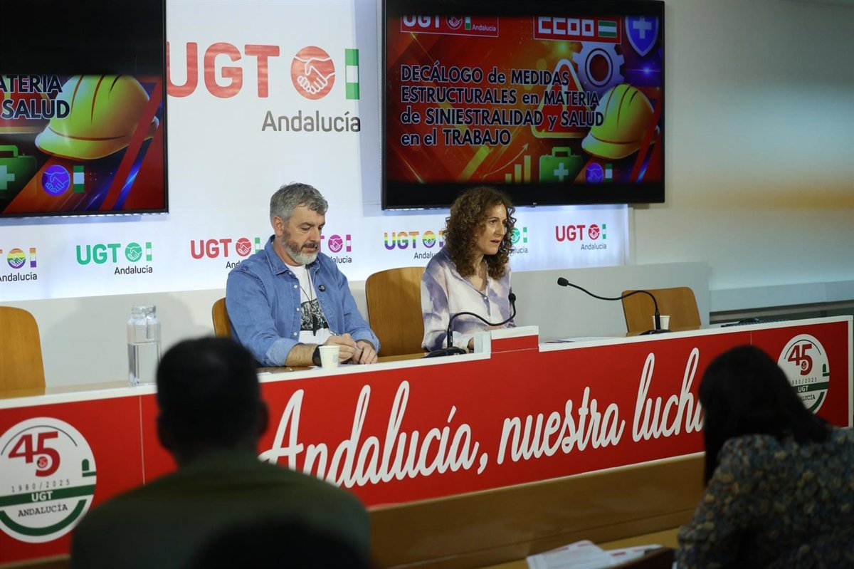 CCOO y UGT proponen un decálogo para combatir la siniestralidad laboral y critican planes