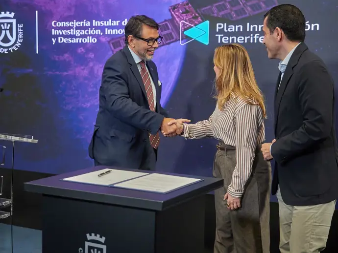 Cabildo de Tenerife y Telespazio Ibérica lanzarán en 2027 el primer satélite de la constelación
