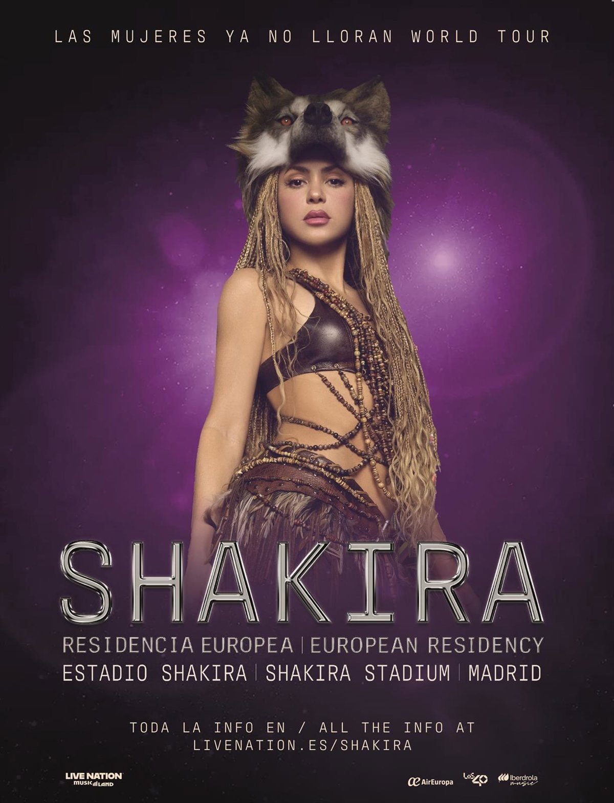 Shakira ofrecerá seis conciertos en Madrid en el Iberdrola Music, cada uno de 12 horas de duración