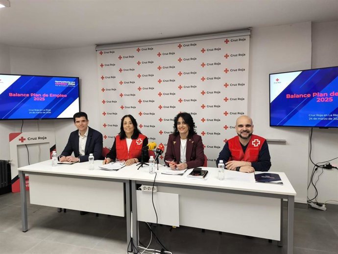 Presentaci&oacute;n de los datos de 2025 del Plan de Empleo de Cruz Roja en La Rioja
