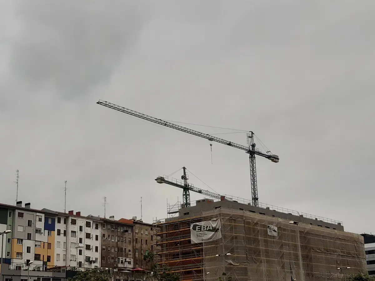 Los costes de construcción en Euskadi aumentan un 3,4% en febrero