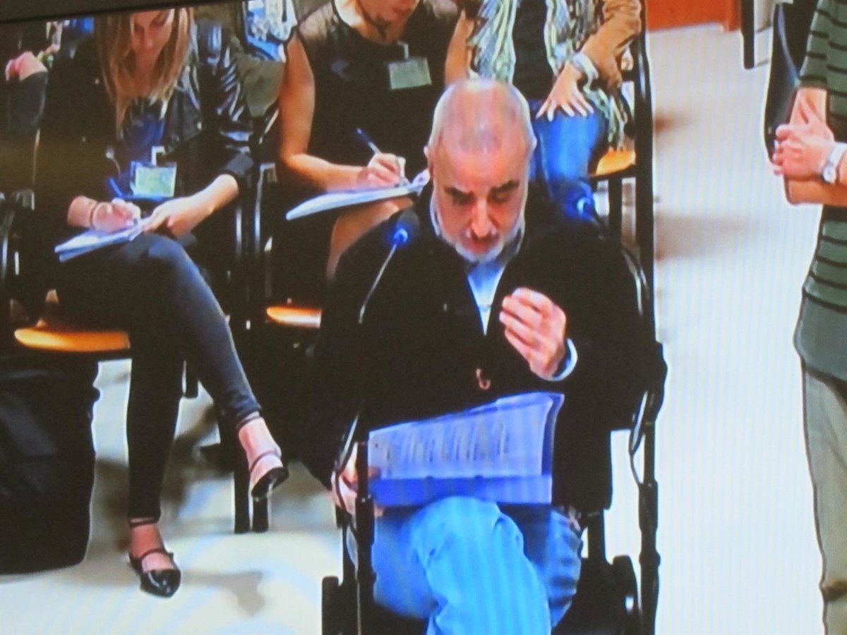 Alfonso Basterra espera en la Audiencia de Salamanca su primer permiso penitenciario tras su condena