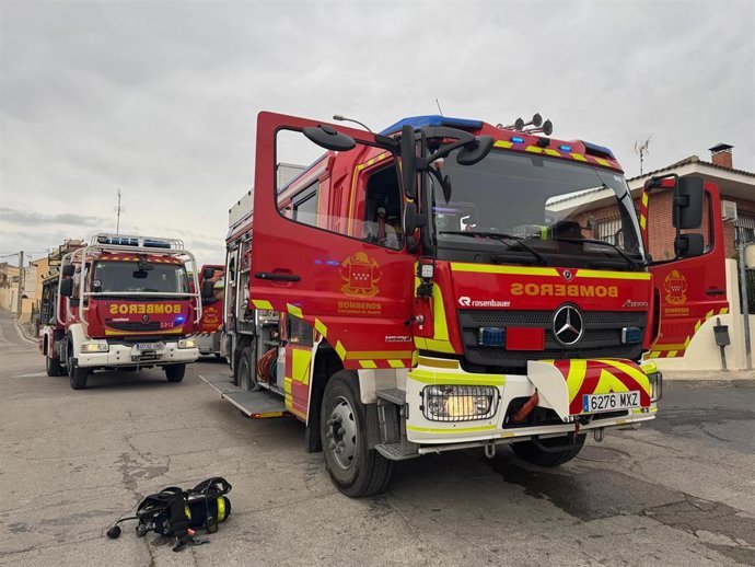 Una dotaci&oacute;n de Bomberos de la Comunidad de Madrid.