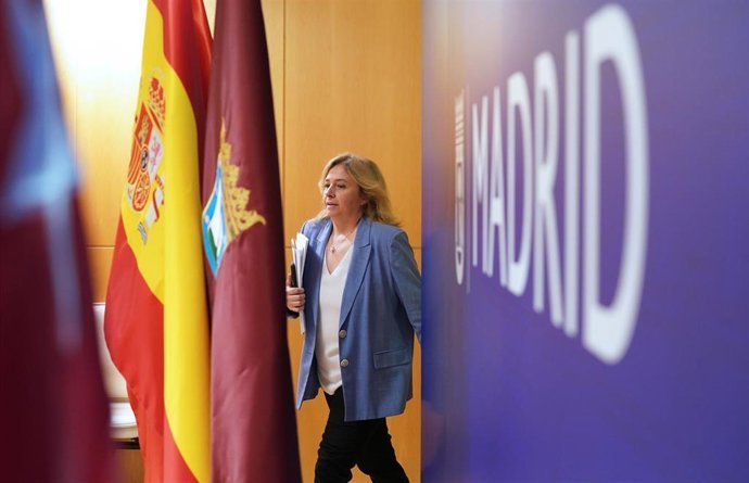 Archivo - Portavoz municipal, Inma Sanz, en la rueda de prensa posterior a la Junta de Gobierno