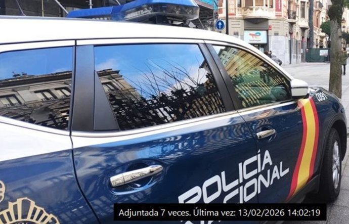 Coche de la Polic&iacute;a Nacional.