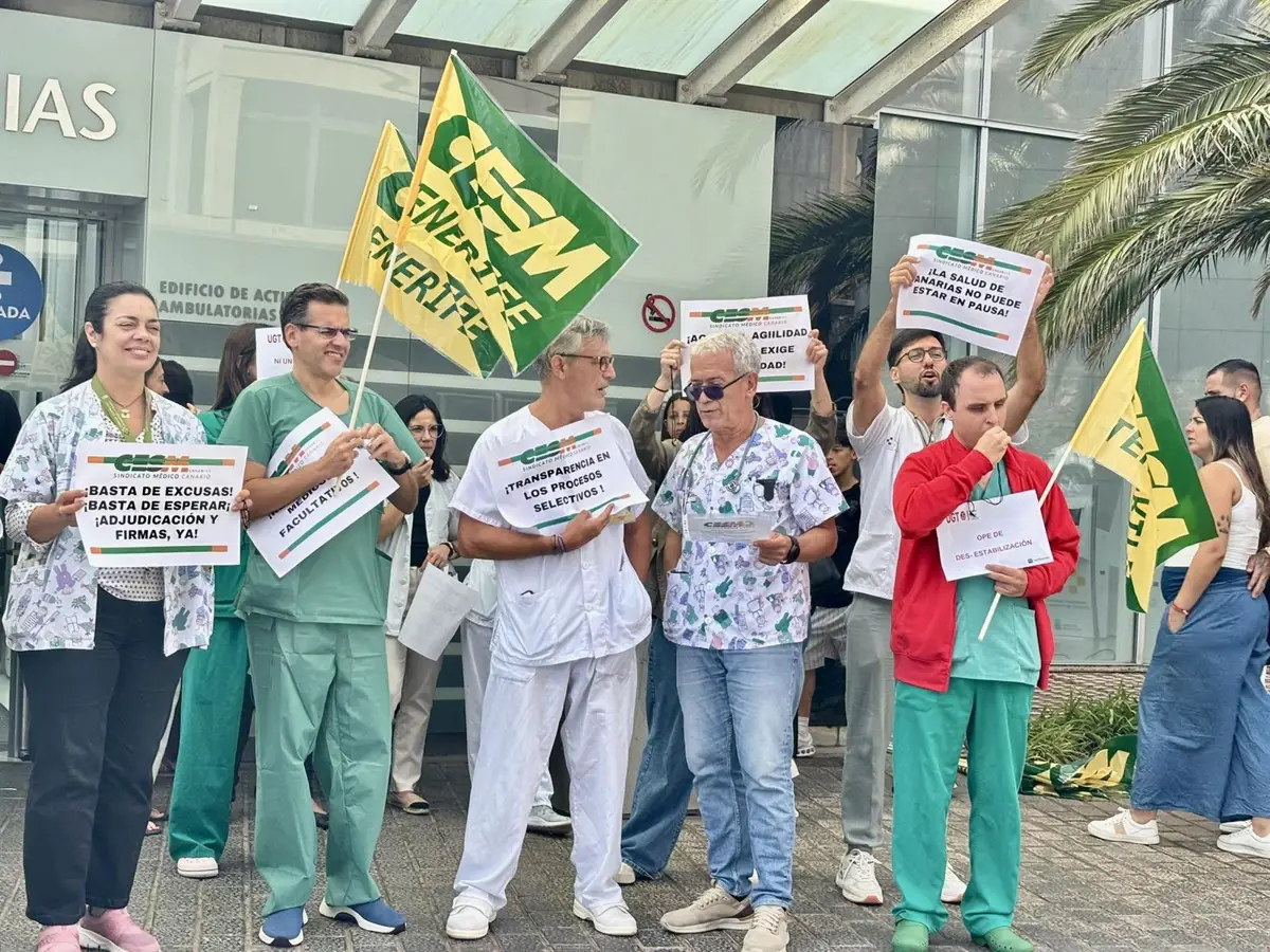 CESM convoca paro médico en Canarias contra el SCS el 30 de abril y el 4 de mayo