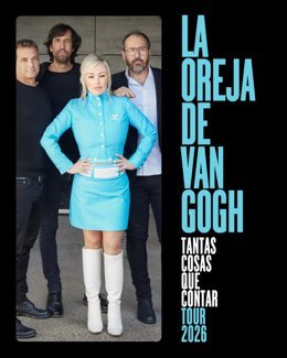 Archivo - Cartel de la gira de La Oreja de Van Gogh, que vuelve a los escenarios con la celebraci&oacute;n de su 30 aniversario