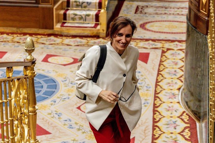 Imagen de archivo de la ministra de Sanidad, M&oacute;nica Garc&iacute;a.