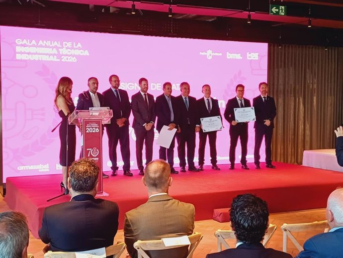 El consejero de Medio Ambiente, Universidades, Investigaci&oacute;n y Mar Menor, Juan Mar&iacute;a V&aacute;zquez, durante la celebraci&oacute;n del acto que conmemor&oacute; la constituci&oacute;n del Coitirm hace 70 a&ntilde;os