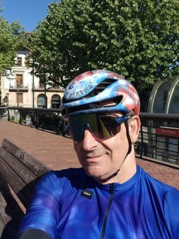 Ciclista vizcaíno inicia un recorrido por el Estado desde el 25 de abril para recaudar fondos para