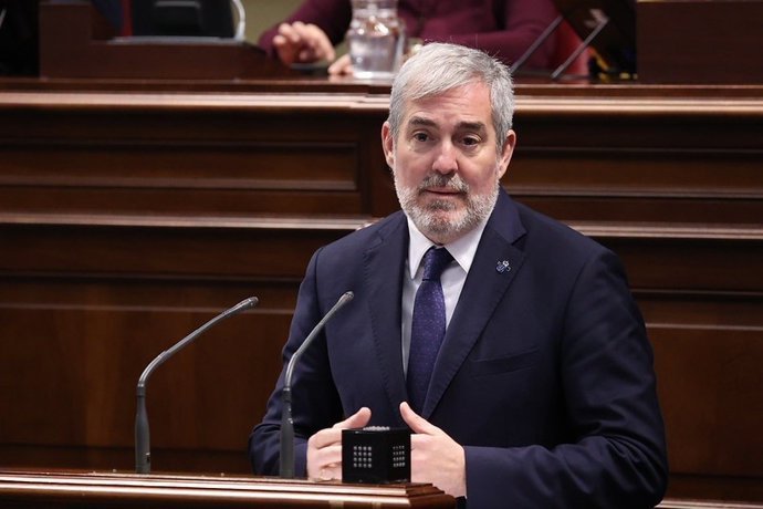 Archivo - El presidente de Canarias, Fernando Clavijo
