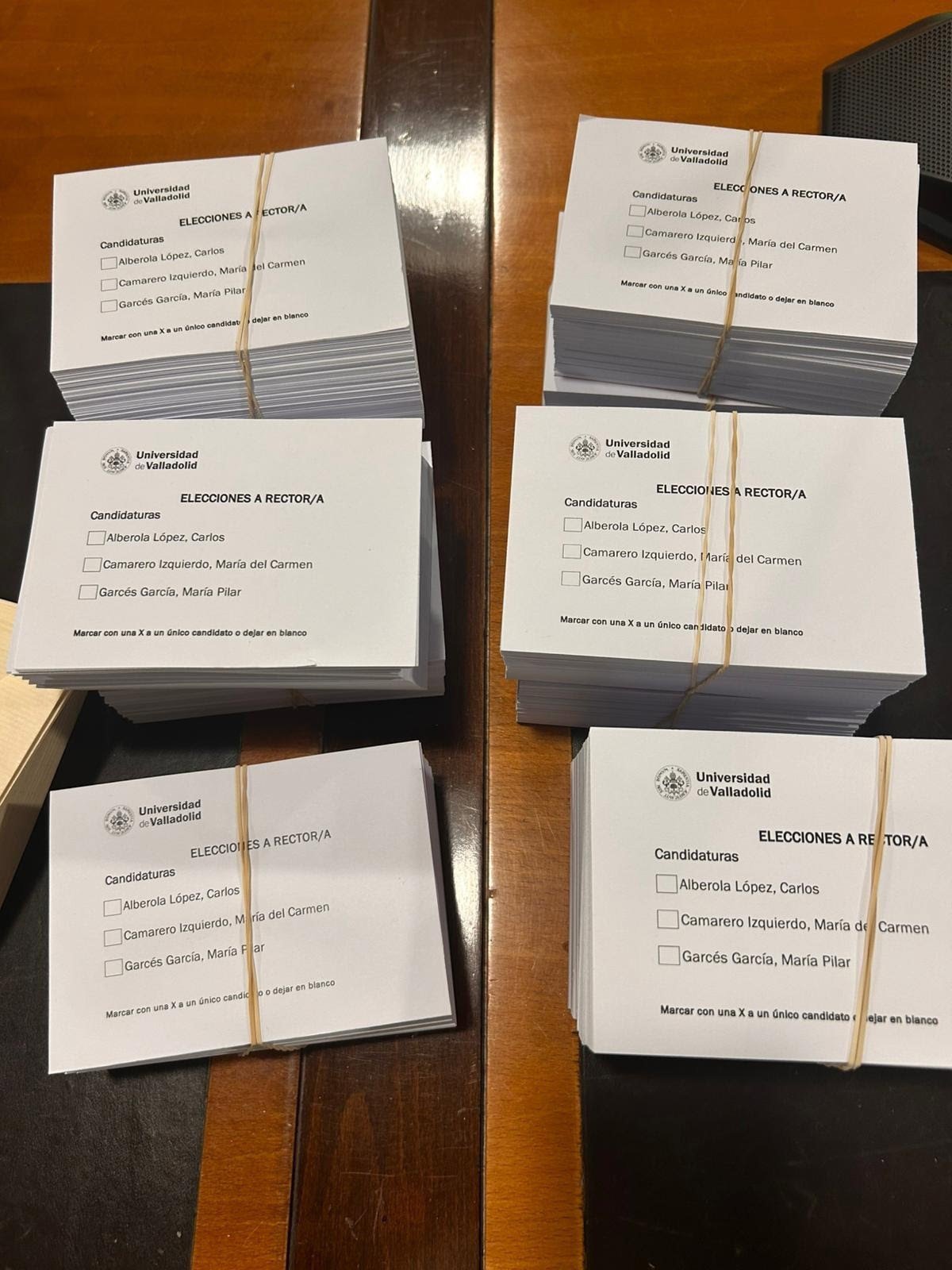 Un total de 27,540 electores votarán este martes para elegir al nuevo rector de la UVA
