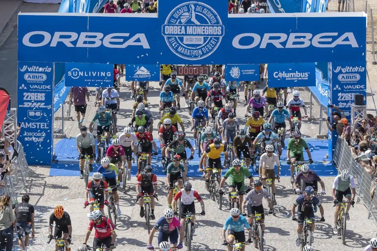 Cerca de 6.000 ciclistas disfrutan de una Orbea Monegros 2026 más competitiva y popular