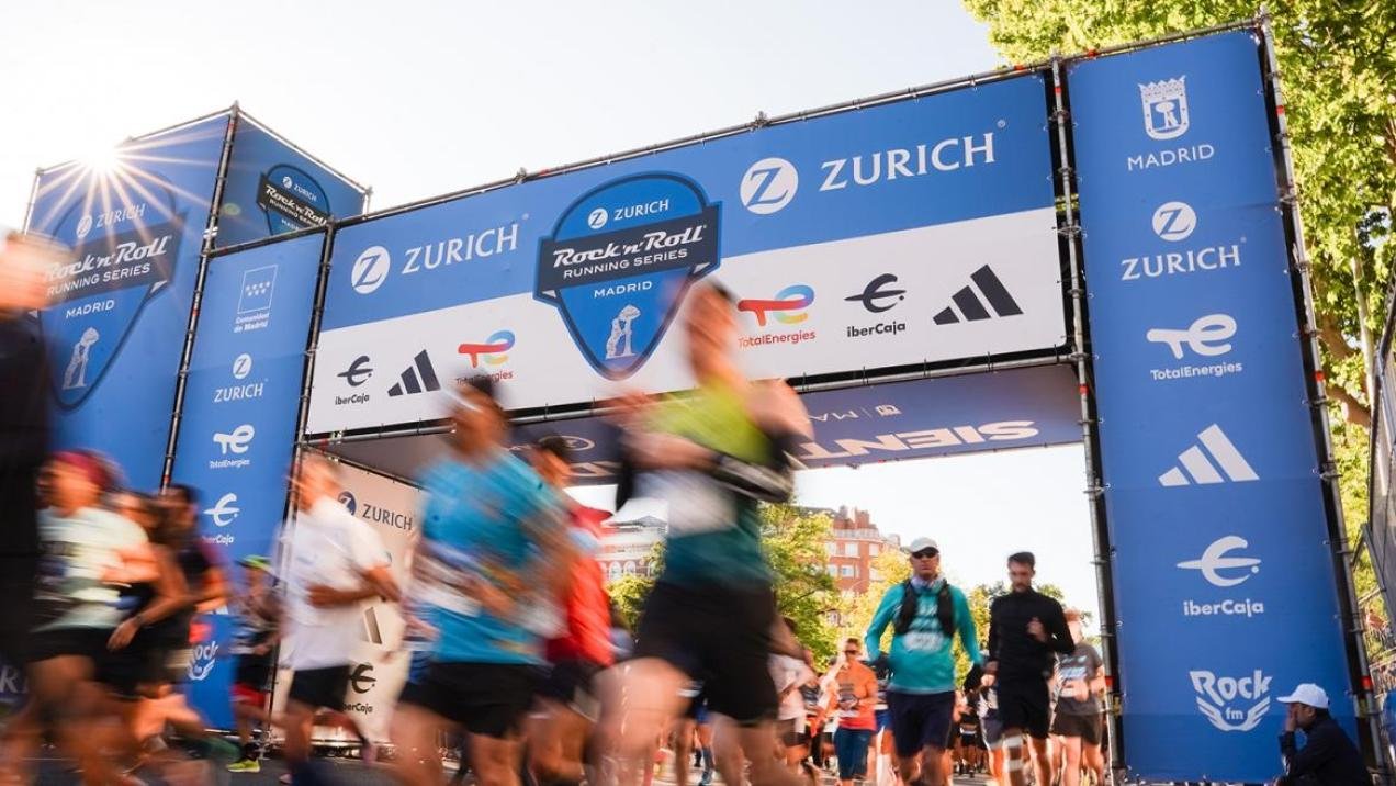 La Comunidad de Madrid congrega a 47.000 participantes en el 48º maratón Zurich Rock 'n' Roll